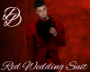 Red Wedding Suit