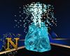 Blue Crystal Rock Decor
