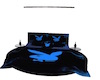 Playboy Bunny Bed Blue