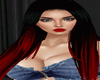 0<3 Black Red Hair