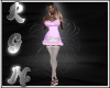 {RGN}Furr Dress pink