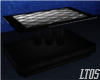 Black&Silver Glass Table