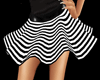 RETRO layer skirt stripe