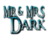 Mr&Mrs DARK sign