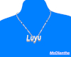 Luyu name necklace