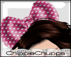 Pink & Dots Head Bow