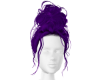 Purple Messy Bun