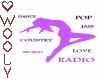Radio many station purpl