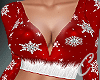 Red snowflake Top