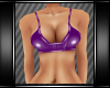 Grape PVC Bikini Top