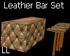 (LL)A Brown Leather  Bar