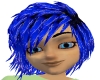 Blue Lightening Hair