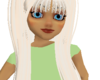 Halina Hair  bld/white