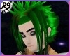 Toxic Green Spikey Hair