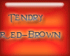 TENDRI brown-red