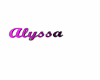 Alyssa's name