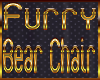Furry Bear Chair
