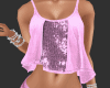 sw pink silver sexy top