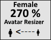 Avatar scaler 270% Femal