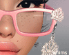 Love Pink Crown Glasses