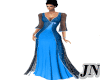 J*Blue Gown Dress