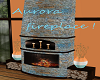 Aurora ani, fireplace