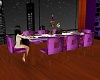 {CL}Purple Velvet Table