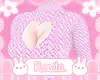 🌸 Heart Sweater Pink