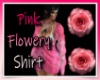 Pink Flowery Shirt