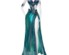 [M] Fantasy Dress Aqua