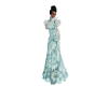 Victorian Teal Gown