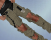 Olive RIpped Jeans