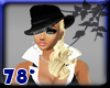 blond highlight hat hair