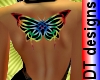 butterfly rainbow tattoo