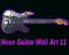 Neon Guitar Wall Art 11