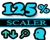 125% Scaler Head Resizer