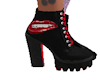 lips ankle boots