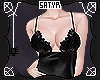 Black Satin Dress RXL