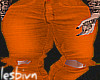 Orange Stem Pants