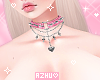 Batgirl Choker Pink
