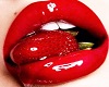 Glossy Strawberry Lips