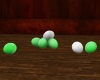 Floor Balloons Green