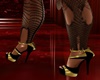 Black & Gold Heels
