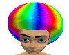 Rainbow Clown Afro