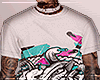 Aqua Lace Tee