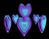 neon hearts lights