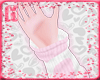 |H| Cow Gloves Pink M