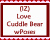 Love Cuddle Bear wPoses