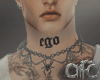 ᑢ Ego Neck Tattoo