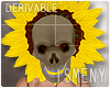 [Is] Skull Sunfl Head F